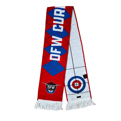 DFWCC Jacquard Knit Soccer Scarf