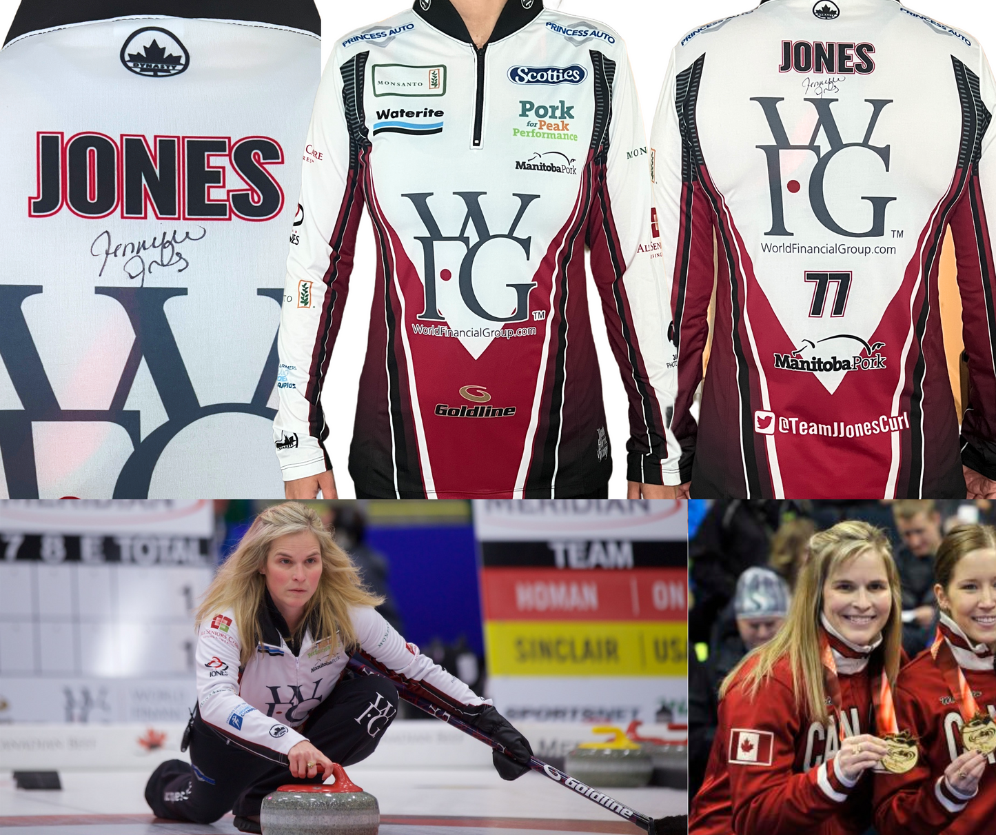 Jennifer Jones Autographed Jersey